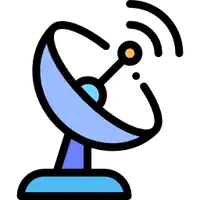 Satellite Dish & Decoder (Receiver) Icon