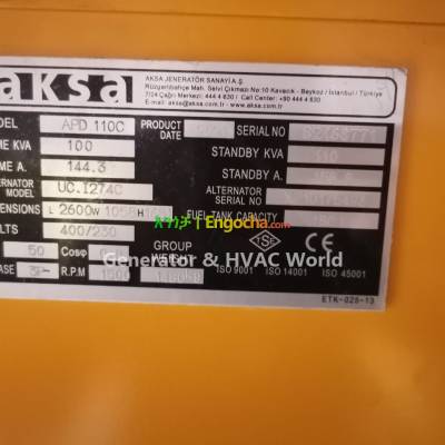 100 KVA Diesel generator for sale