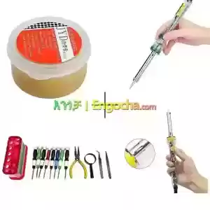 12 PCS Cell Phone Screwdrivers Tools + JYD ZJ-18 Soldering Paste + Soldering Iron 60W in Ethiopia