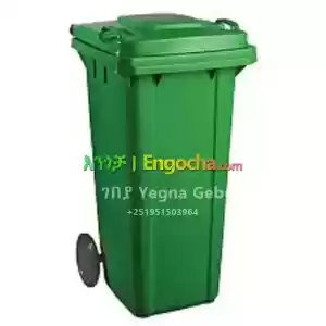 120L Wheelie Garbage Bin Rubbish Container in Ethiopia