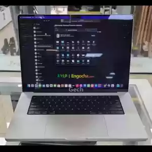 16-inch MacBook Pro with apple M1 pro chip512GB SSD16GB unified memory16.2-inch(diagonal) in Ethiopia