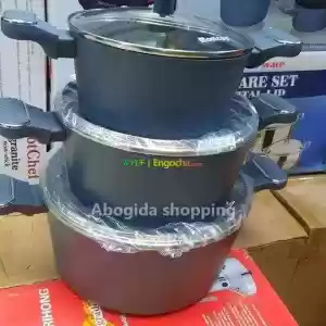 3pcs momcoc non stick cookware in Ethiopia