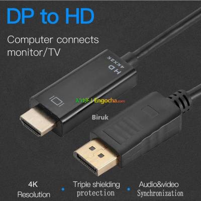 4K 2K Display Port (DP) to HDMI cable 1.8 Meter