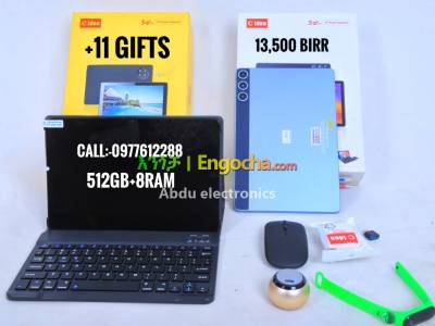 5G LTE C idea tab 512gb/8Ram with keyboard mouse & free 11'gifts battery10,000mp