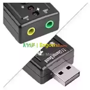 7.1-Channel Virtual USB 3D Audio Adapter External Sound Card Price in Ethiopia