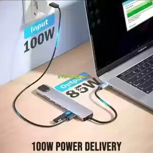 8 in 1 Type C hub Adapter in Ethiopia
