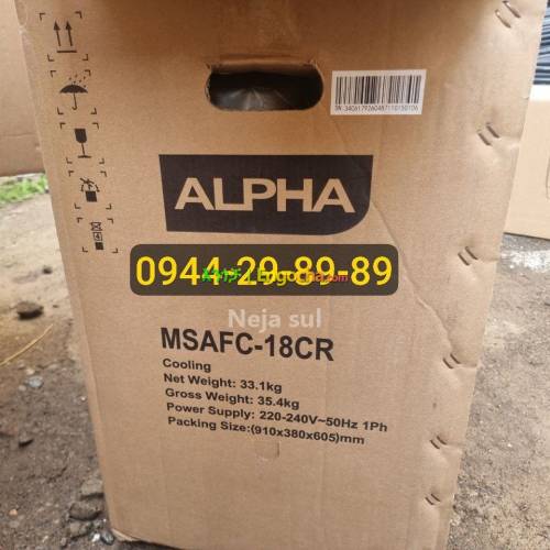 Alpha air conditioner 18000btu split type