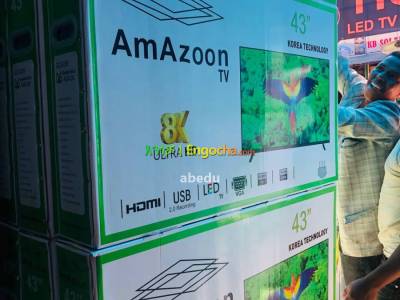 Amazoon 43 inchi double glass smart 8k 2023 tv