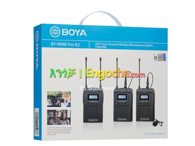 BOYA UHF Dual-Channel Microphone
