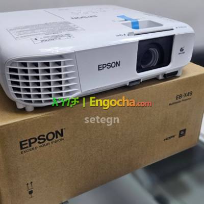 Brand New EPSON ProjectorWith manual  CD and cartoon Model name:  EB -X49