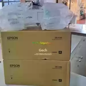 Brand New EPSON ProjectorWith manual  CD and cartoon Model name:  EB -X49Hardware interfa Price in Ethiopia