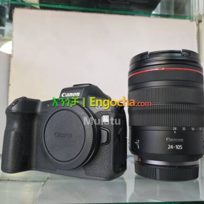 Canon R with 24-105mm Red ring lens