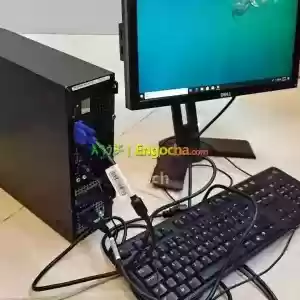 DELL desktop Desktop 3020 (with full accessories )4th generation19 inch  screen moniter C in Ethiopia