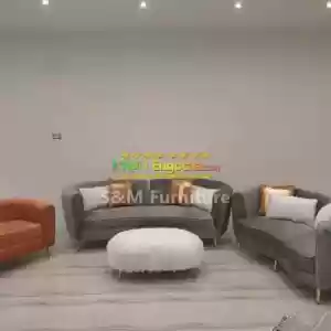 Elegant oval sofa with a box. Price in Ethiopia