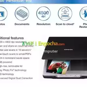 Epson Perfection V19 Color Photo & Document Scanner in Ethiopia