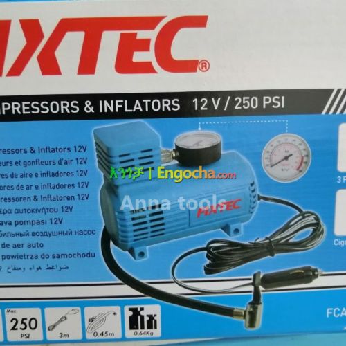 Fixtec air compressor & inflator 12V