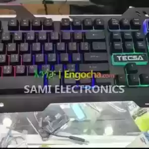 Gaming Keyboard ጌሚንግ ኪቦርድ mechanical Rgb Backlight keyboard in Ethiopia