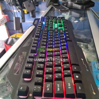 Gaming Keyboard ጌሚንግ ኪቦርድ mechanical Rgb Backlight keyboard
