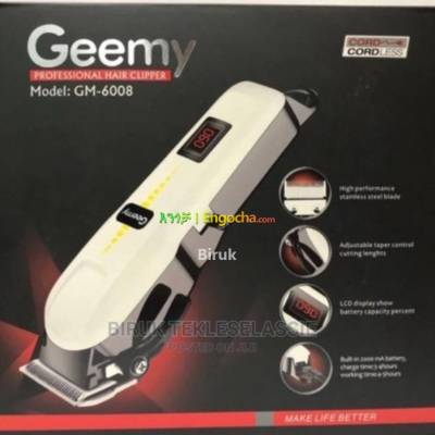 Geemy GM 6008 Rechargeable Hair Clipper,Trimmer