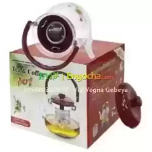 Glass Heat Resistant Teapot for Coffee in Ethiopia