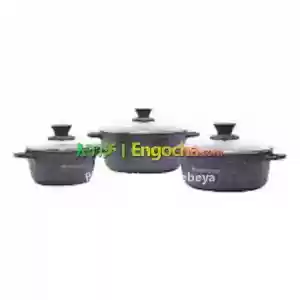 H.K Granite Non-Stick Cooking Pot - 6pcs in Ethiopia