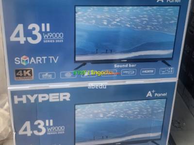HYPER 43 inchi double glass smart 4k 2023 tv