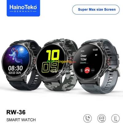Haino Teko Germany Rw-36 Smart Watch With Free 3 Strap