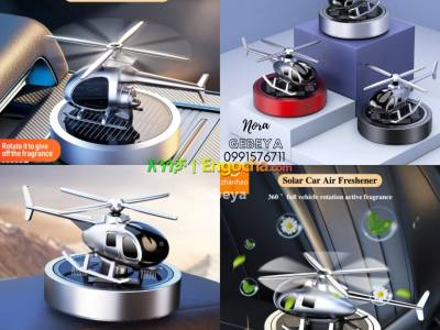 Helicopter Design Solar Car Perfume