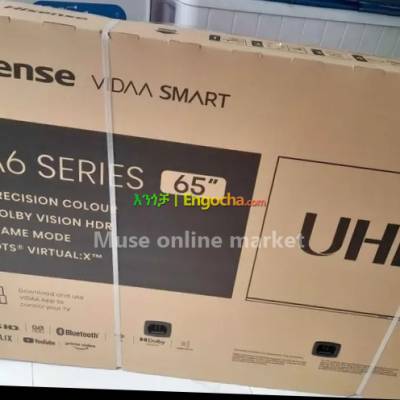Hisense 65" smart android 4k tv