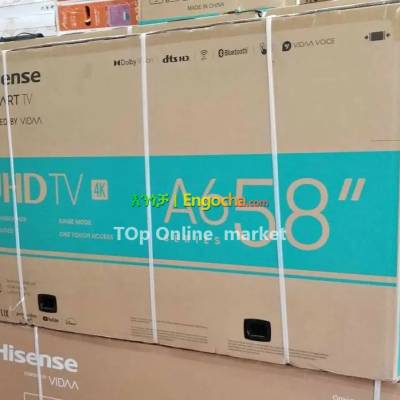 Hisense VIDAA SMART TV 58 inch A6 SERIES