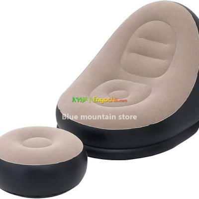 Inflatable Leisure Sofa Chair & Footstool