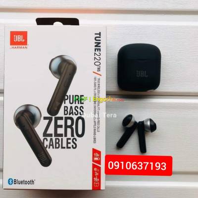 JBL Zero Cables Pure Bass Earbuds