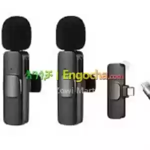 K9 Dual Wireless Mic For Type C, Micro, iphone Price in Ethiopia