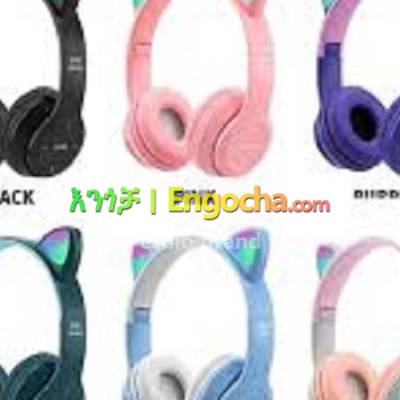 Kids Wireless Headphones Bluetooth Headphones LED Light P47M