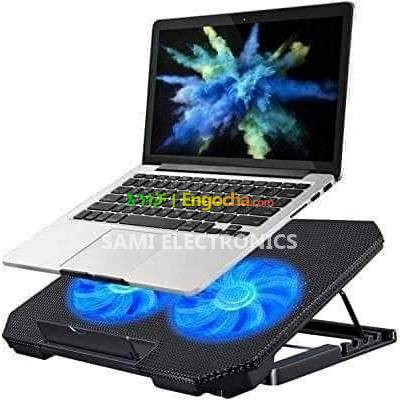 LAPTOP COOLER የላፕቶፕ ማስቀመጫና ማቀዝቀዣ ፋን laptop cooling pad