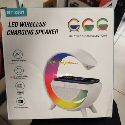Led Wireless Charging with Bluetooth Speaker 