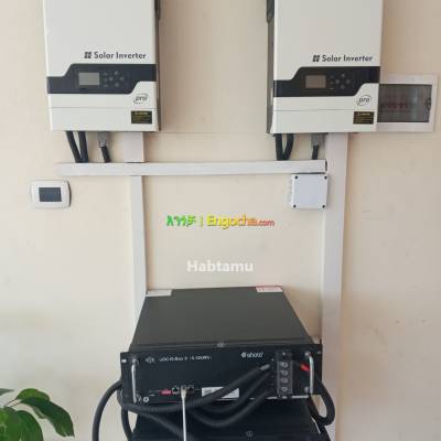 Lithium-ion batteries and solar inverters