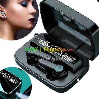 M19 earbud with power bank