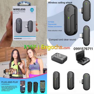 M8 Wireless Microphone + Charging Case