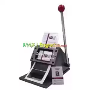 Manual PVC Card Die Cutter Card Cutting Machine Price in Ethiopia