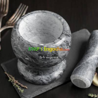 Marble Hand Mortar/Mill
