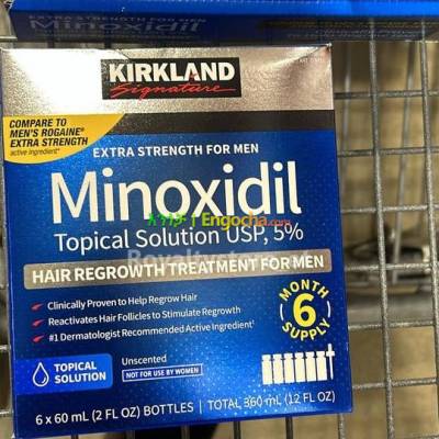 Kirkland Minoxidil -የፀጉርና የፂም ማሳደጊያ ቅባት