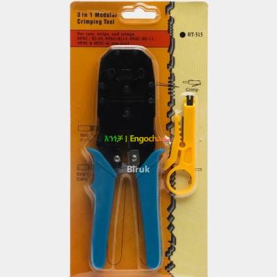 Network Crimper - Connector Crimper Pliers, for Network and TelephoneCables, Ethernet Cri