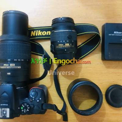 Nikon D5500 Camera body with Two lenses