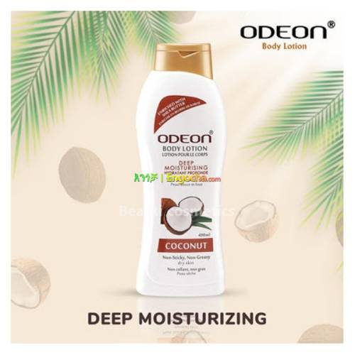 ODEON body lotion coconut, alovera and lemon flavours