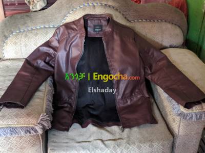 Original pure men's leather jacket