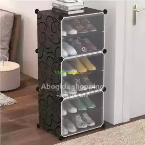 Plastic Cube Shoe Rack in Ethiopia