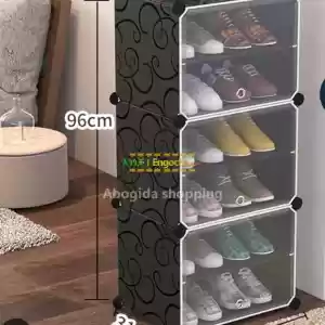 Plastic Cube Shoe Rack in Ethiopia