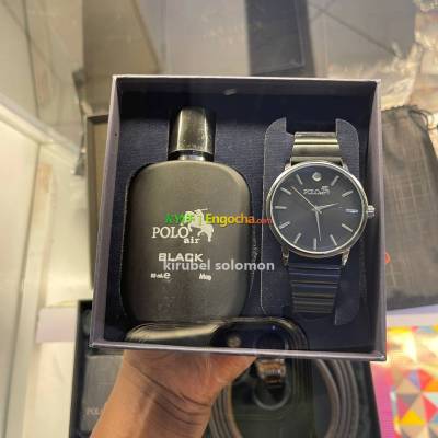 Polo Air Men's Wristwatch perfume gift Set in Special Box
