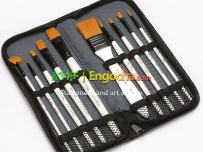 Brush for oil, water and acrylic paints